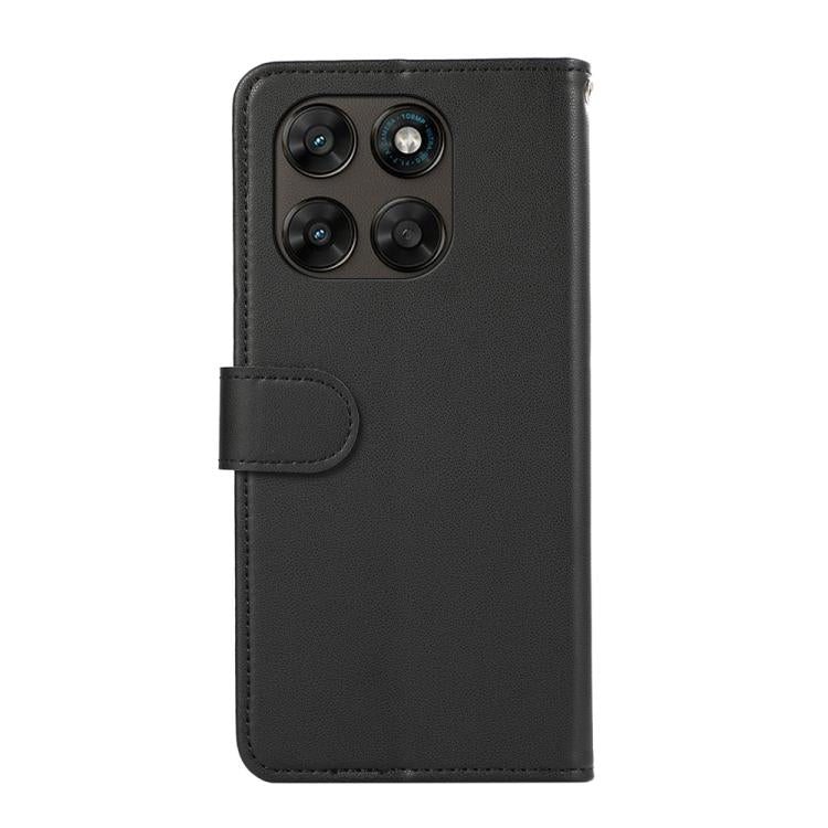 For Motorola Moto G77 5G / G87 5G ABEEL Delicate Texture Splicing RFID Leather Phone Case
