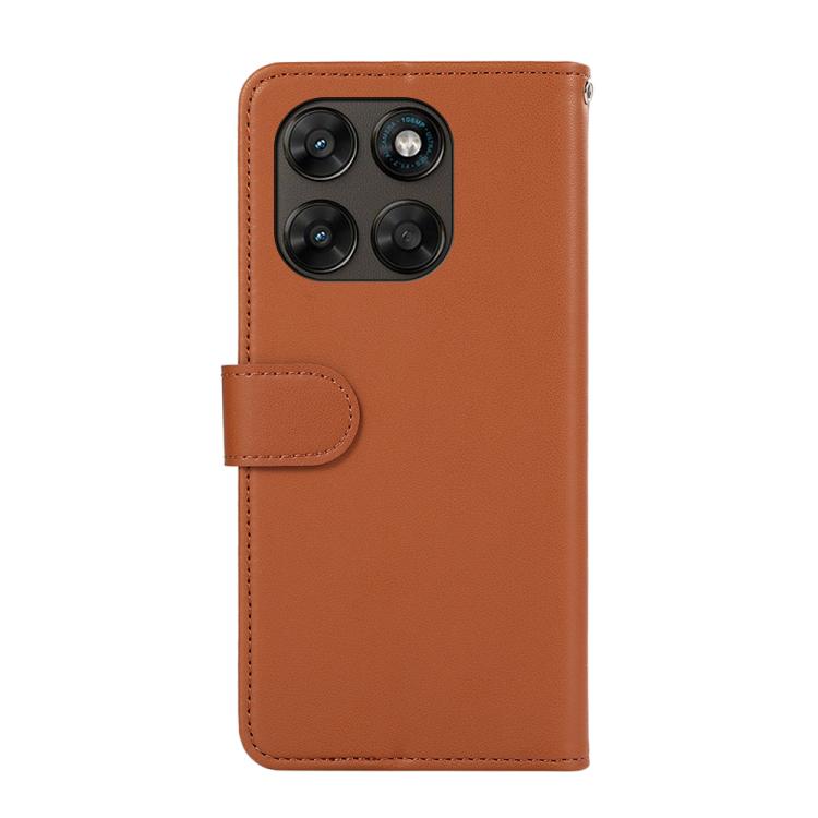 For Motorola Moto G77 5G / G87 5G ABEEL Delicate Texture Splicing RFID Leather Phone Case