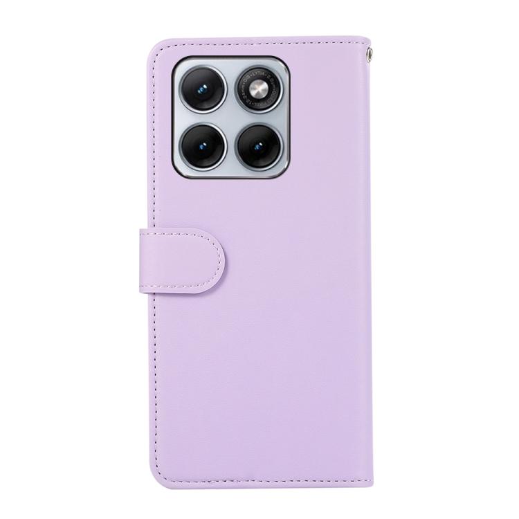 For Motorola Edge 70 Fusion 5G ABEEL Delicate Texture Splicing RFID Leather Phone Case
