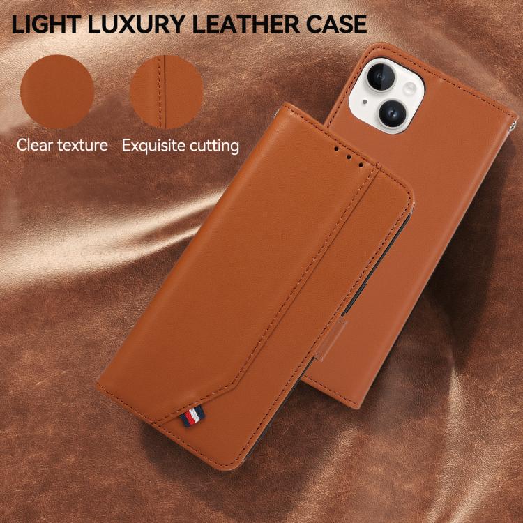 For Motorola Edge 70 Fusion 5G ABEEL Delicate Texture Splicing RFID Leather Phone Case