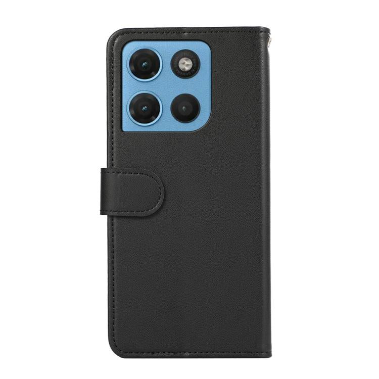 For Motorola Moto G17 4G/G17 Power 4G ABEEL Delicate Texture Splicing RFID Leather Phone Case