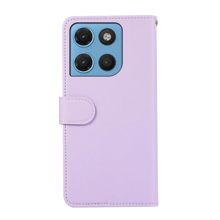 For Motorola Moto G17 4G/G17 Power 4G ABEEL Delicate Texture Splicing RFID Leather Phone Case