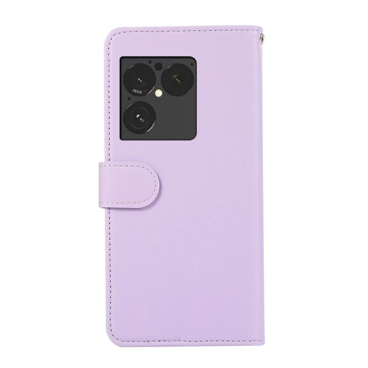 For Sony Xperia 1 VIII ABEEL Delicate Texture Splicing RFID Leather Phone Case