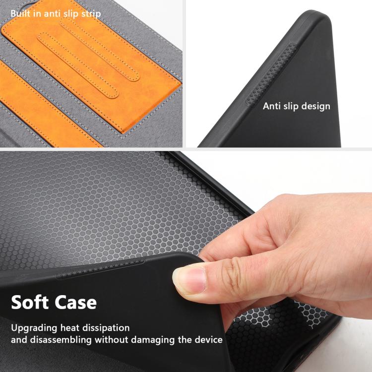 For Xiaomi Redmi Pad SE 11 Multifunctional Wristband Leather Tablet Case