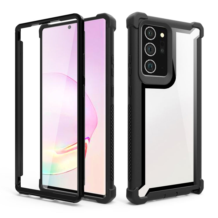 For Samsung Galaxy Note20 Four-corner Shockproof All-inclusive Transparent Space Protective Case