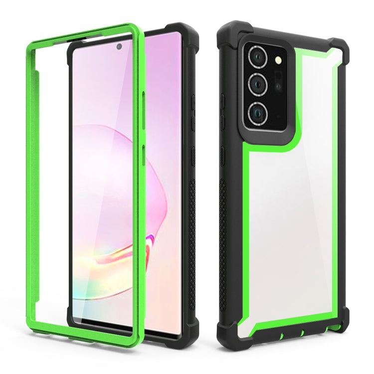 For Samsung Galaxy Note20 Four-corner Shockproof All-inclusive Transparent Space Protective Case
