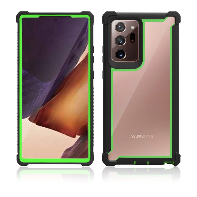 For Samsung Galaxy Note20 Four-corner Shockproof All-inclusive Transparent Space Protective Case
