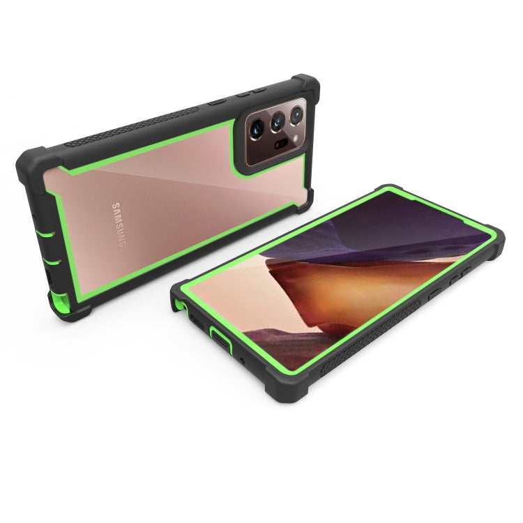 For Samsung Galaxy Note20 Four-corner Shockproof All-inclusive Transparent Space Protective Case