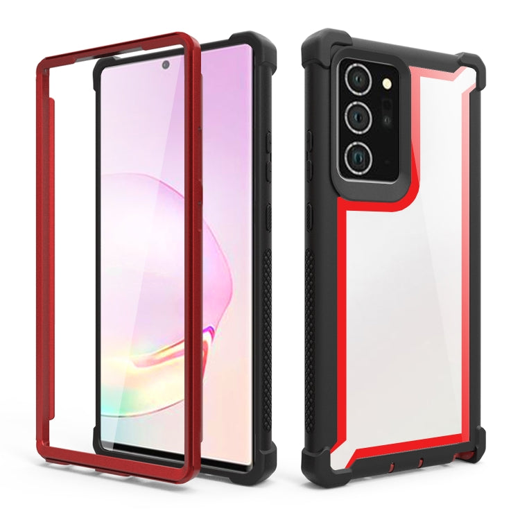 For Samsung Galaxy Note20 Four-corner Shockproof All-inclusive Transparent Space Protective Case