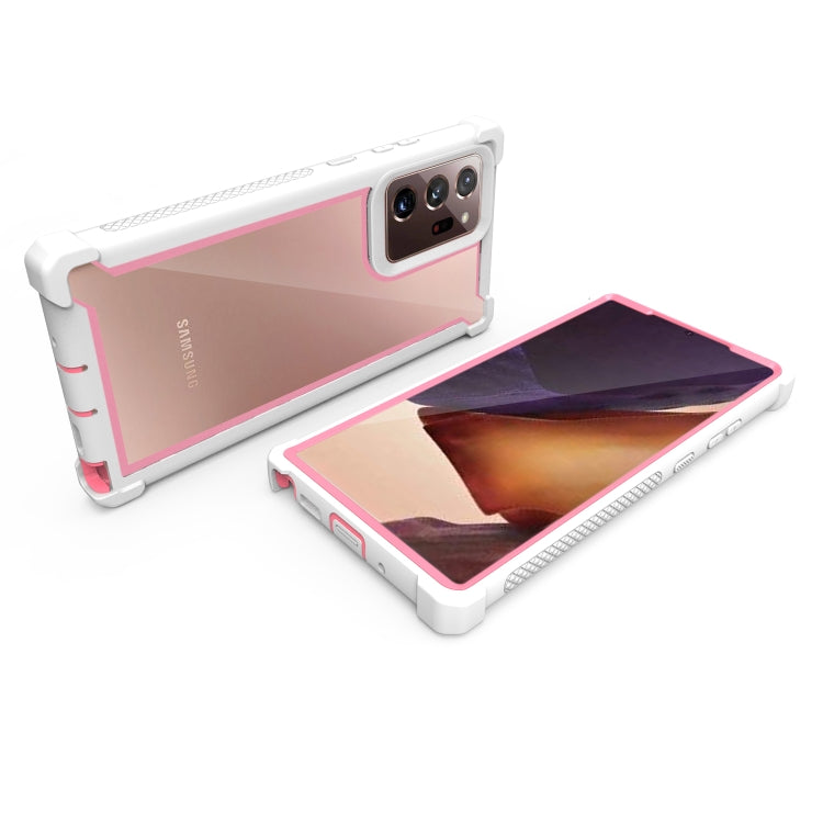 For Samsung Galaxy Note20 Four-corner Shockproof All-inclusive Transparent Space Protective Case