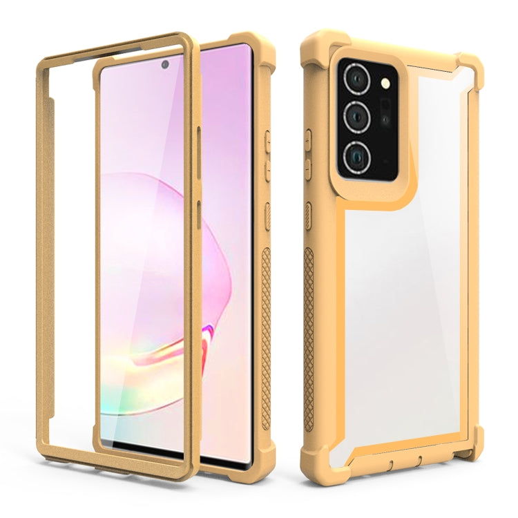 For Samsung Galaxy Note20 Four-corner Shockproof All-inclusive Transparent Space Protective Case