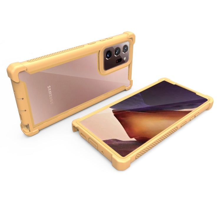 For Samsung Galaxy Note20 Four-corner Shockproof All-inclusive Transparent Space Protective Case