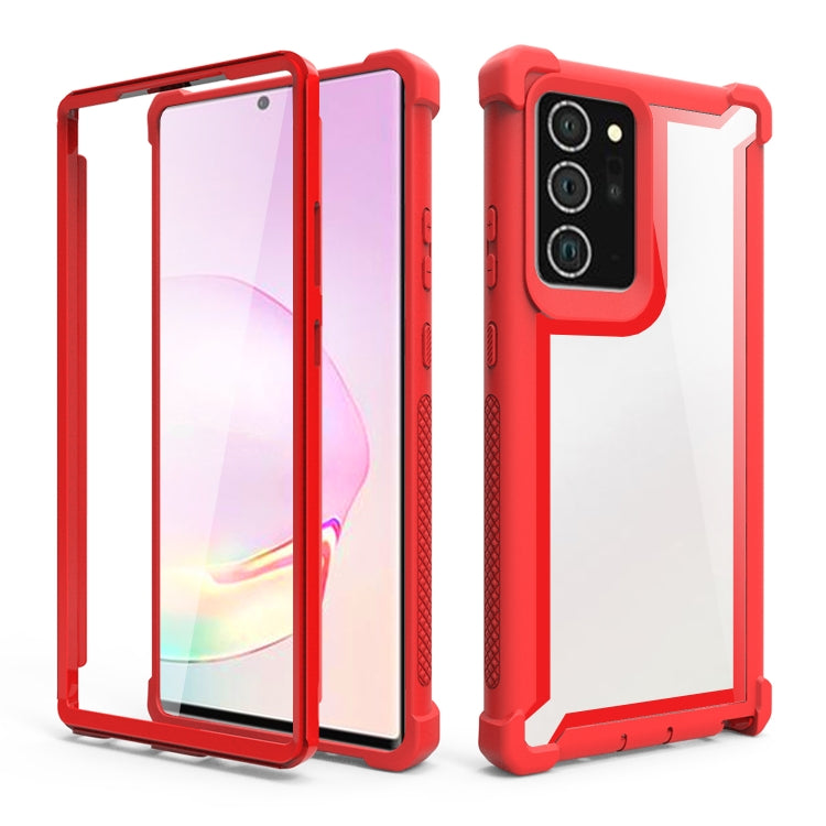 For Samsung Galaxy Note20 Four-corner Shockproof All-inclusive Transparent Space Protective Case
