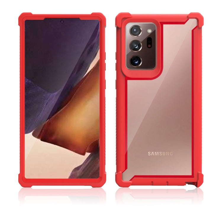 For Samsung Galaxy Note20 Four-corner Shockproof All-inclusive Transparent Space Protective Case