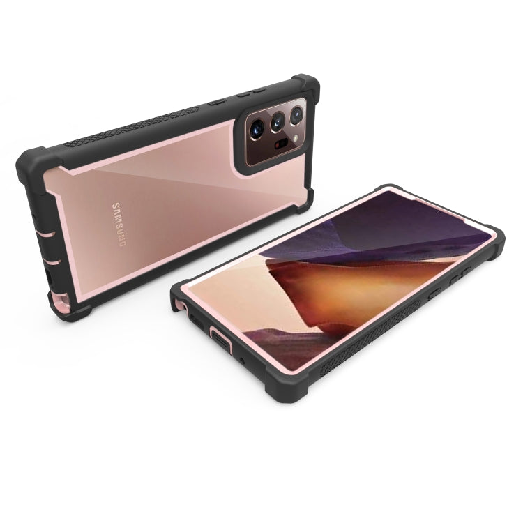 For Samsung Galaxy Note20 Four-corner Shockproof All-inclusive Transparent Space Protective Case