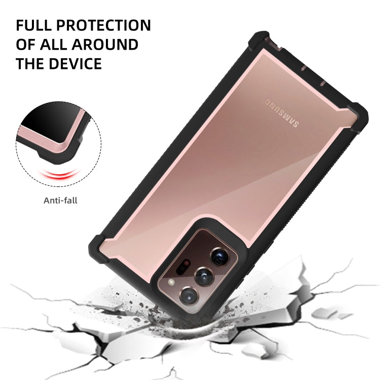 For Samsung Galaxy Note20 Four-corner Shockproof All-inclusive Transparent Space Protective Case
