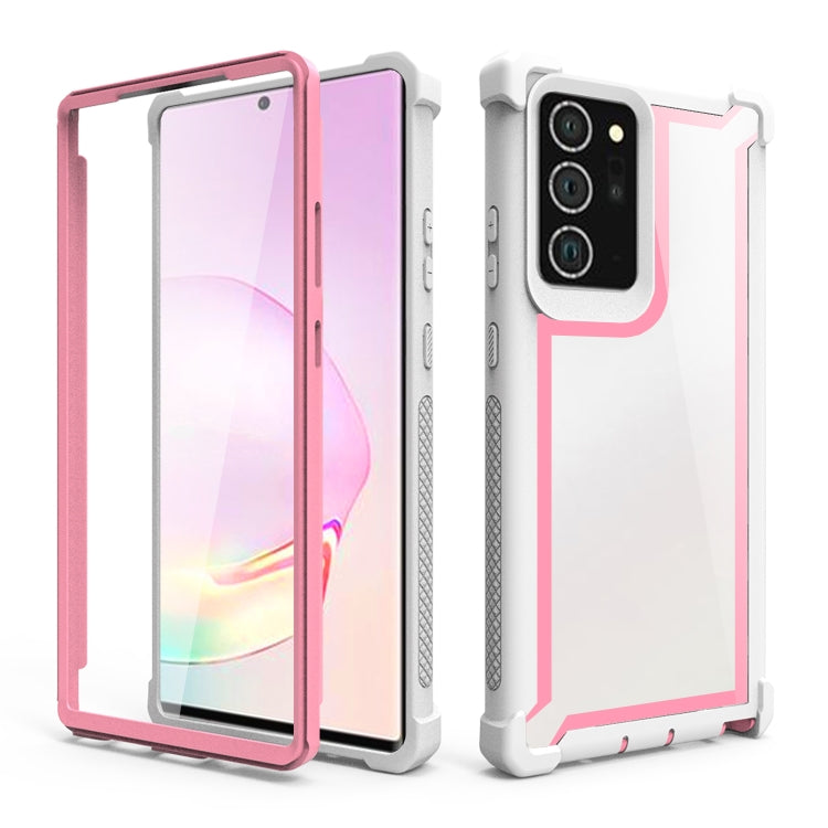 For Samsung Galaxy Note20 Ultra Four-corner Shockproof All-inclusive Transparent Space Protective Case