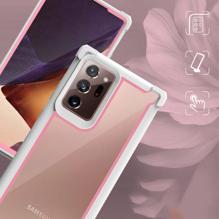 For Samsung Galaxy Note20 Ultra Four-corner Shockproof All-inclusive Transparent Space Protective Case