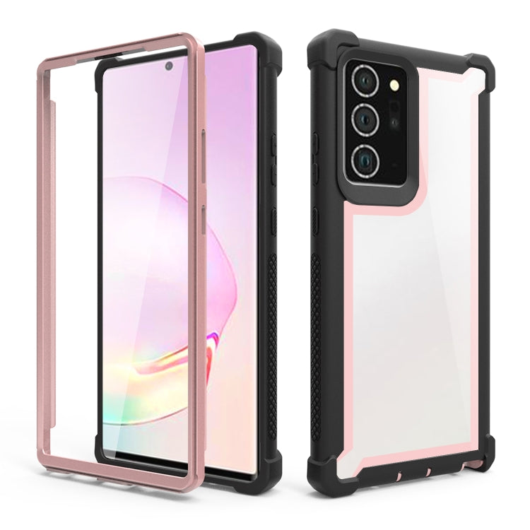 For Samsung Galaxy Note20 Ultra Four-corner Shockproof All-inclusive Transparent Space Protective Case