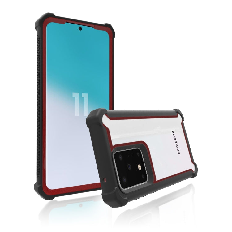 For Samsung Galaxy S20 Four-corner Shockproof All-inclusive Transparent Space Protective Case