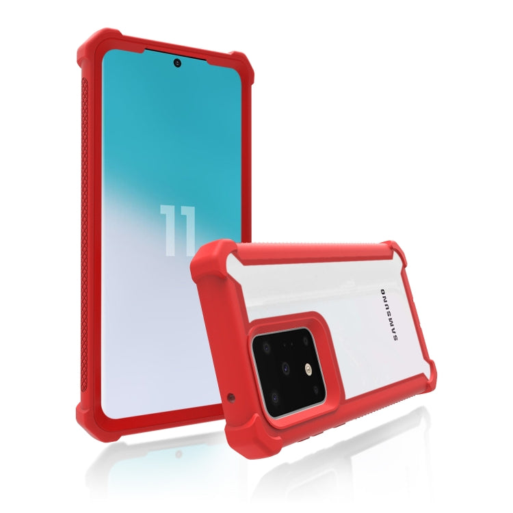 For Samsung Galaxy S20 Four-corner Shockproof All-inclusive Transparent Space Protective Case