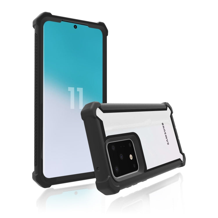 For Samsung Galaxy S20 Plus Four-corner Shockproof All-inclusive Transparent Space Protective Case