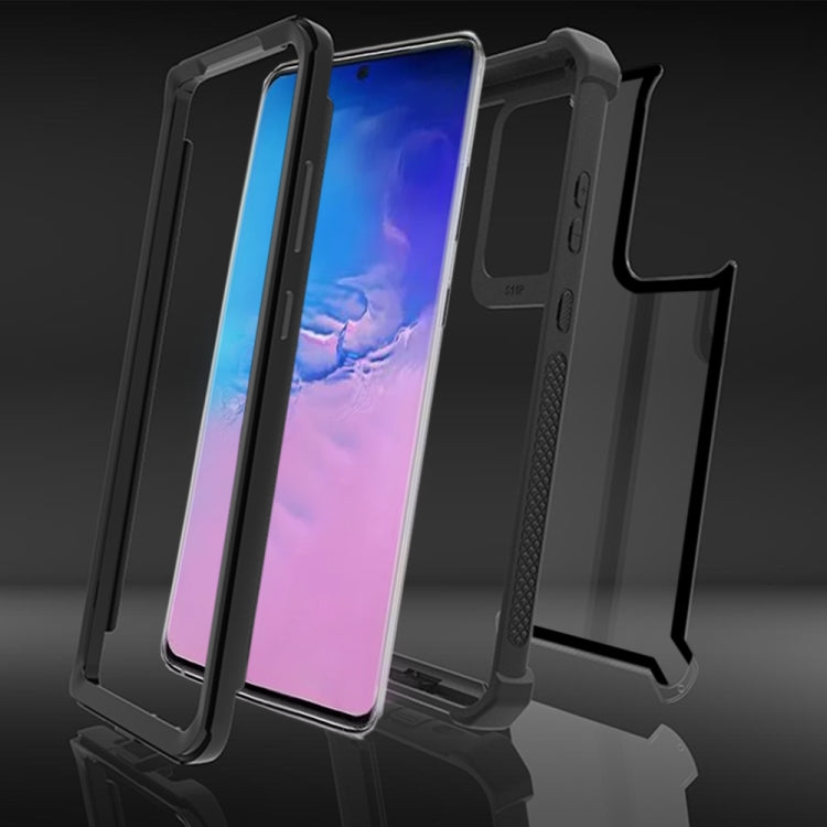 For Samsung Galaxy S20 Plus Four-corner Shockproof All-inclusive Transparent Space Protective Case