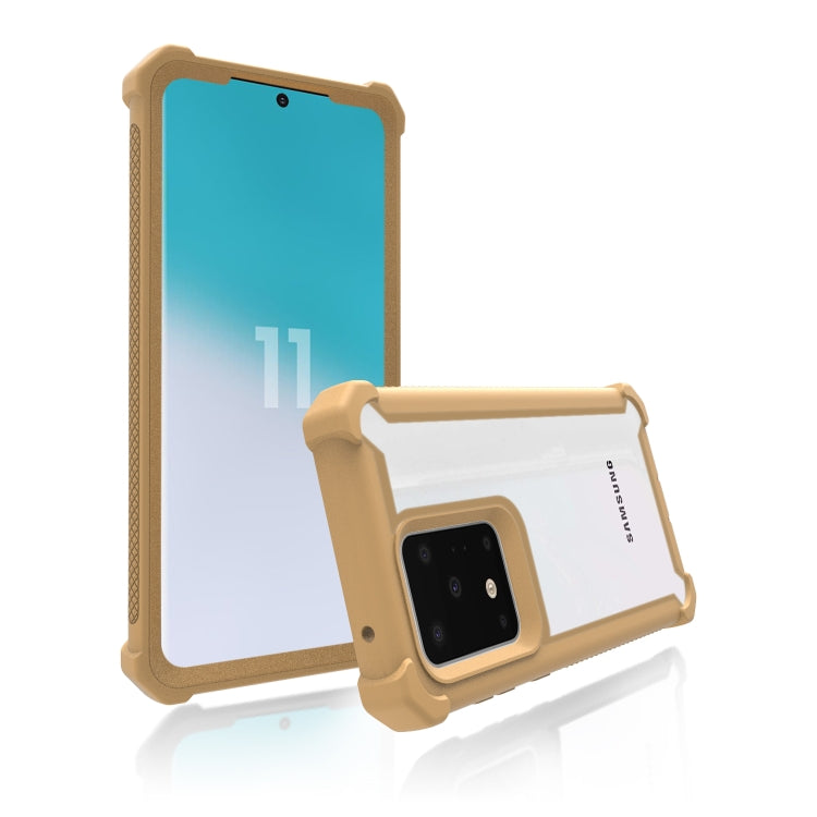 For Samsung Galaxy S20 Plus Four-corner Shockproof All-inclusive Transparent Space Protective Case