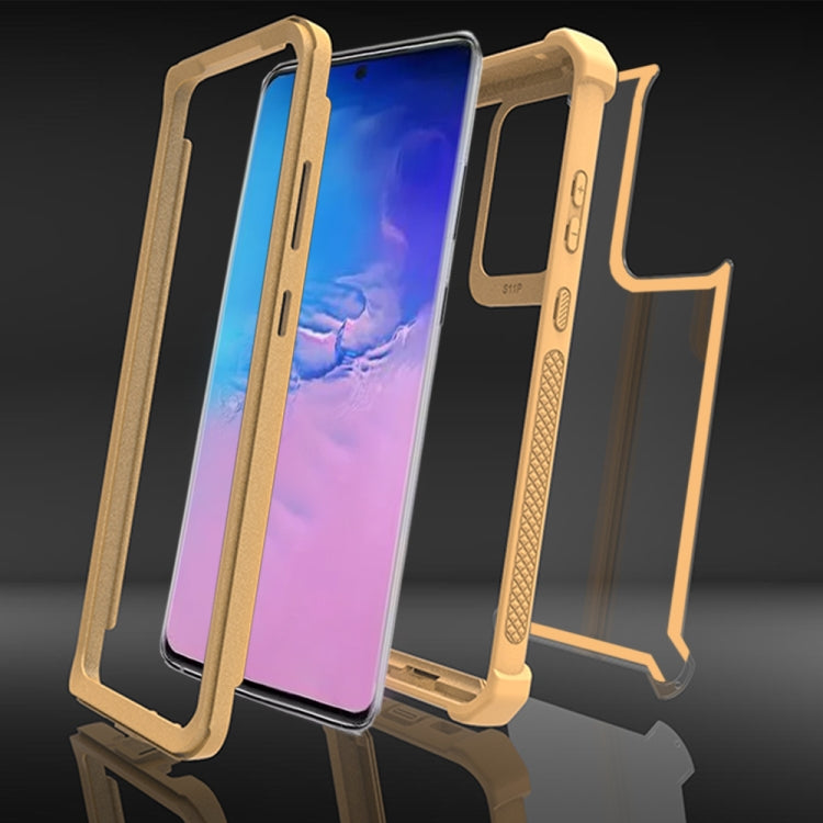 For Samsung Galaxy S20 Plus Four-corner Shockproof All-inclusive Transparent Space Protective Case