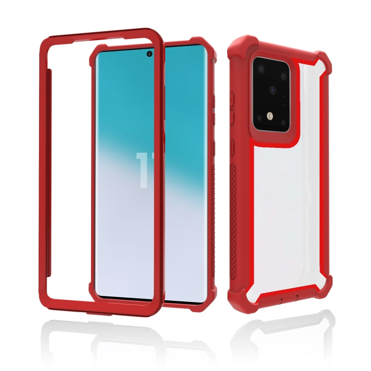 For Samsung Galaxy S20 Plus Four-corner Shockproof All-inclusive Transparent Space Protective Case