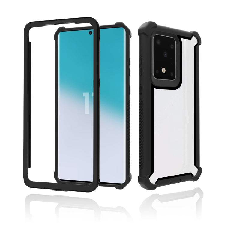 For Samsung Galaxy S20 Ultra Four-corner Shockproof All-inclusive Transparent Space Protective Case