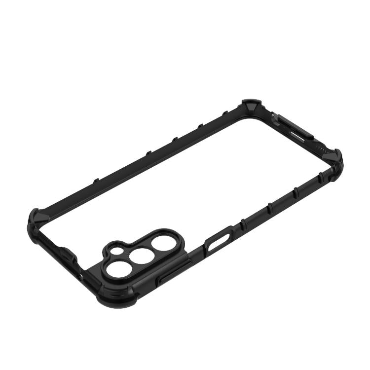 For Samsung Galaxy A14 4G / 5G Grating Solid Color MagSafe Magnetic Phone Case