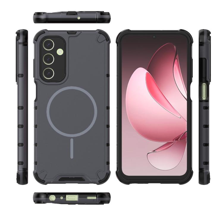 For Samsung Galaxy A25 4G / 5G Grating Solid Color MagSafe Magnetic Phone Case