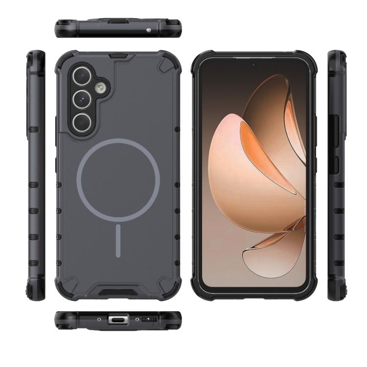 For Samsung Galaxy A54 5G Grating Solid Color MagSafe Magnetic Phone Case