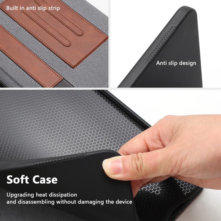 For Samsung Galaxy Tab S6 Lite 10.4 Multifunctional Wristband Leather Tablet Case