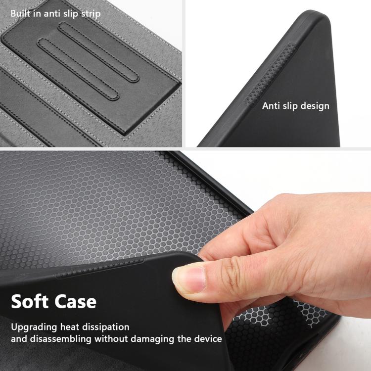 For Samsung Galaxy Tab Active5 2024 Multifunctional Wristband Leather Tablet Case