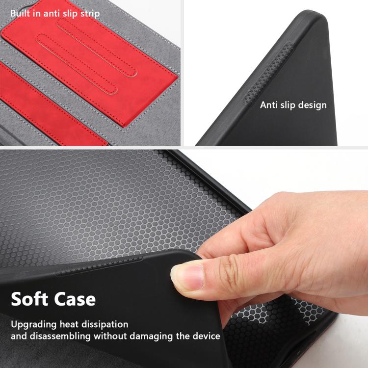For Samsung Galaxy Tab Active5 2024 Multifunctional Wristband Leather Tablet Case