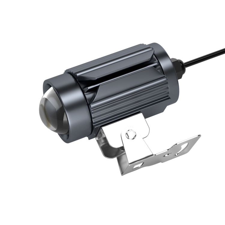 CS-1123B1 Motorcycle Electric Car Universal External LED Three-color Headlights Lens Spotlight, Rearview Mirror Version