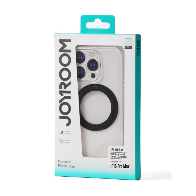 For iPhone 16 Pro JOYROOM JR-16JL6 Ultra-Thin Magnetic Phone Case with 360 Rotatable Ring