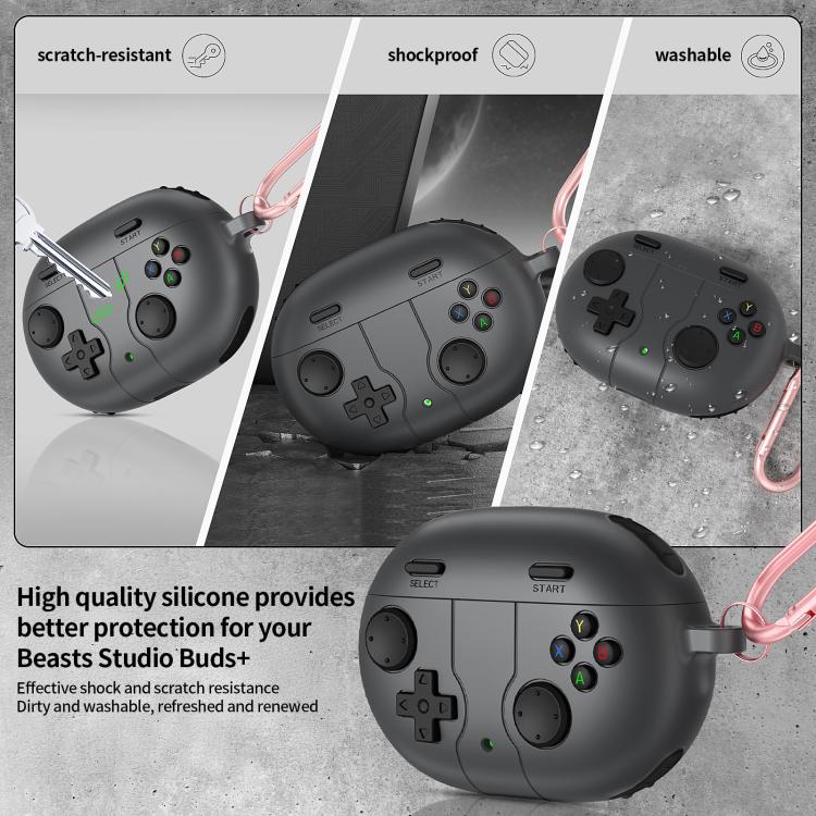 For Beats Studio Buds+ Retro Game Console Style Silicone Earbuds Case