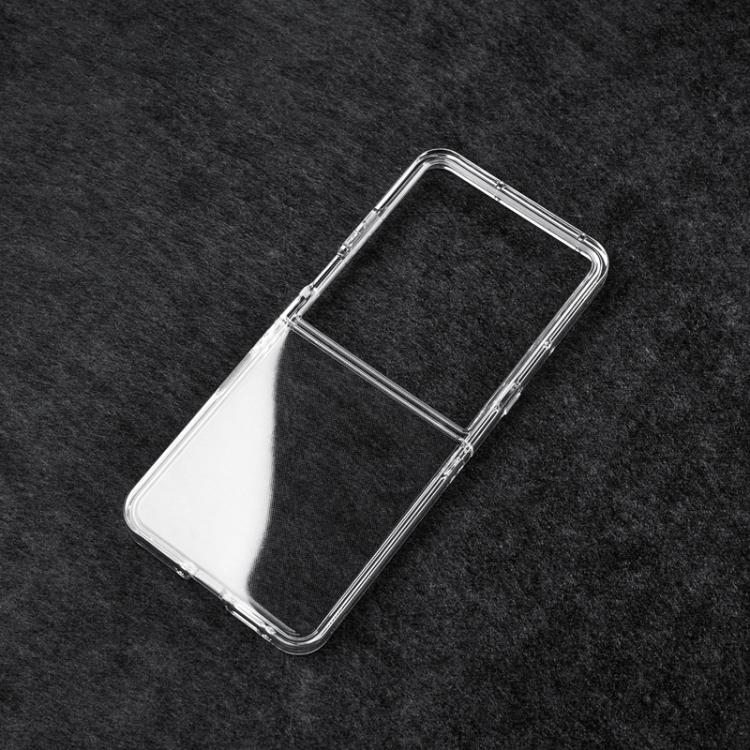 For Motorola Razr 60 Ultra Transparent High-definition Two-stage PC Phone Case