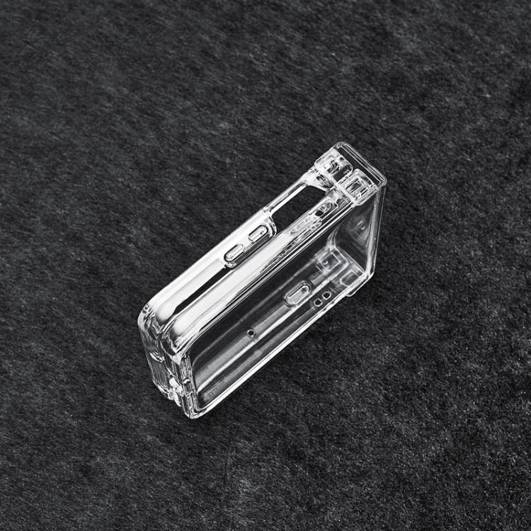 For Motorola Razr 60 Ultra Transparent High-definition Three-section PC Phone Case with Hinge