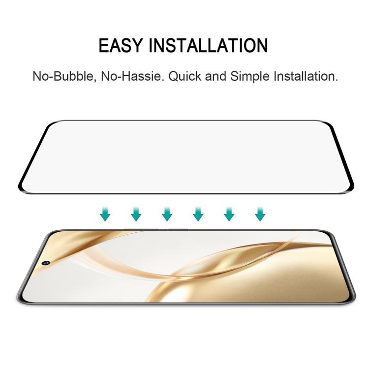 For Honor 200 25pcs Full Glue 9H HD 3D Curved Edge Tempered Glass Film