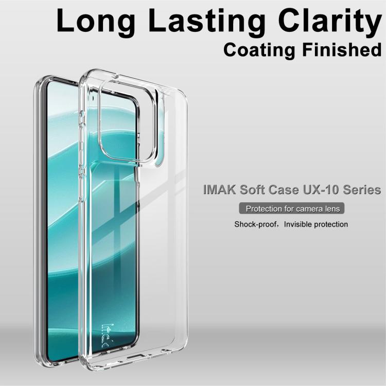 For Motorola Moto G Stylus 5G 2025 imak UX-10 Series Transparent Shockproof TPU Phone Case - Transparent