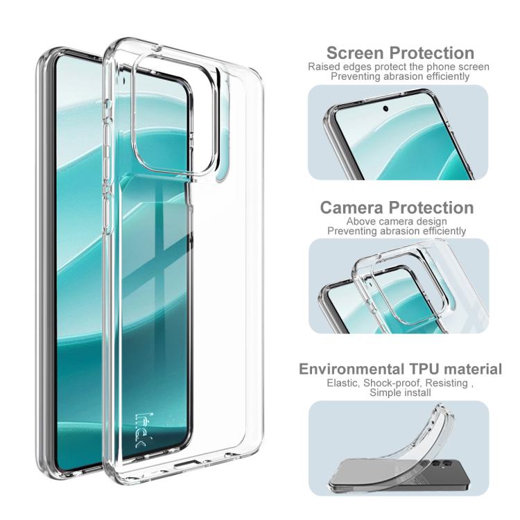 For Motorola Moto G Stylus 5G 2025 imak UX-10 Series Transparent Shockproof TPU Phone Case - Transparent