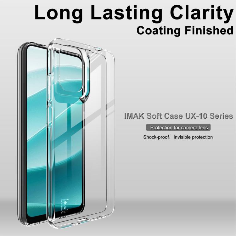For Motorola Moto G05 4G imak UX-10 Series Transparent Shockproof TPU Phone Case - Transparent