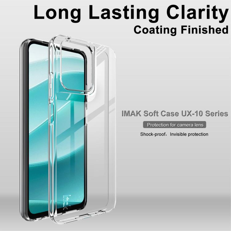 For Motorola Moto G 5G 2025 imak UX-10 Series Transparent Shockproof TPU Phone Case - Transparent