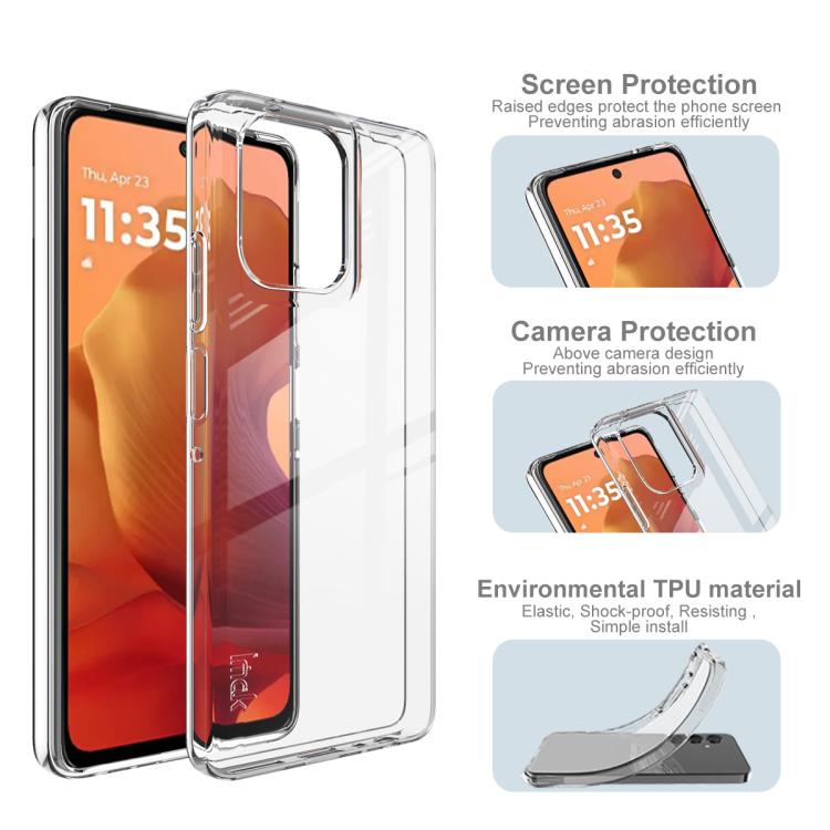 For Motorola Moto G Power 5G 2025 imak UX-10 Series Transparent Shockproof TPU Phone Case - Transparent