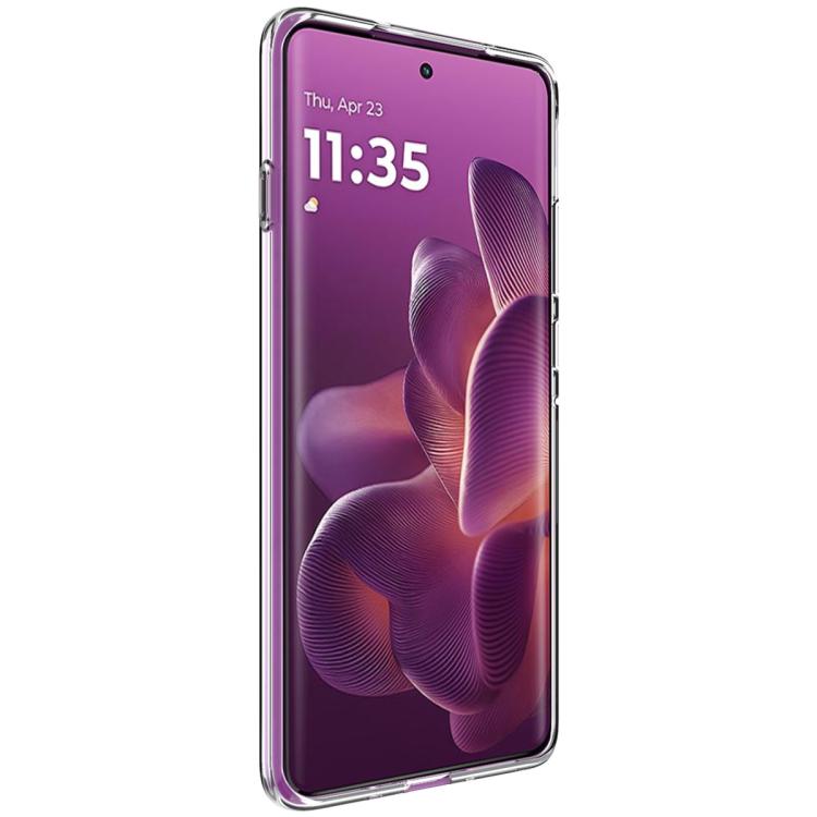 For Motorola Edge 60 Pro imak UX-10 Series Transparent Shockproof TPU Phone Case - Transparent