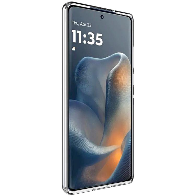 For Motorola Edge 50 Fusion imak UX-10 Series Transparent Shockproof TPU Phone Case - Transparent